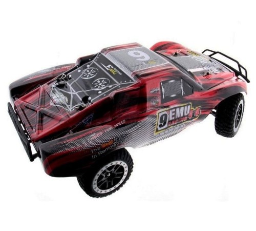Радиоуправляемый шорт-корс Remo Hobby 9EMU TWINS MOTOR (красный) 4WD 2.4G 1/8 RTR