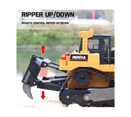 Радиоуправляемый бульдозер HUI NA TOYS 2.4G 11CH 1/16 RTR
