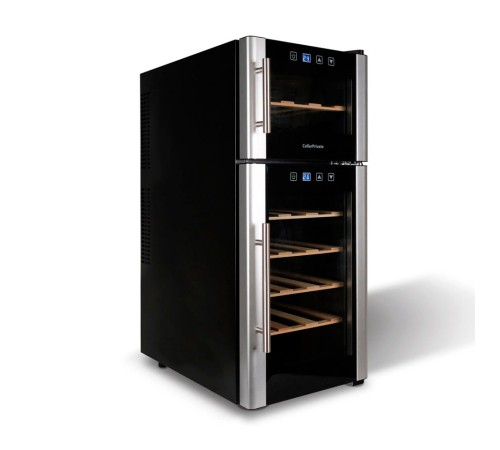 Винный шкаф двухзонный Cellar Private CP021-2E
