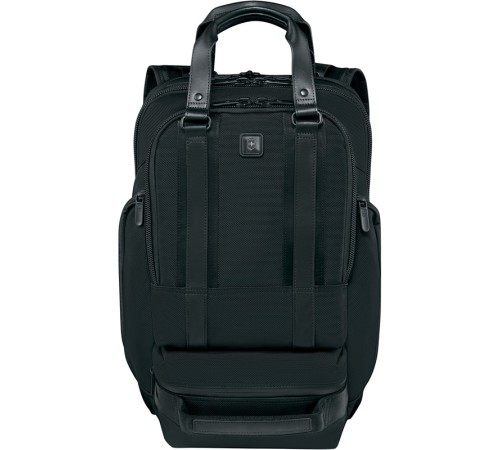 Рюкзак VICTORINOX Lexicon Professional Bellevue 15,6'', чёрный, нейлон/кожа, 30x19x46 см, 26 л