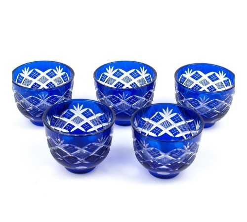 Набор рюмок TAJIMA GLASS с узором Ярай Нанако 120мл, шт.