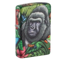 Набор из двух зажигалок ZIPPO Загадки леса с покрытием Glow-in-the-Dark Green, зелёные, глянецевые
