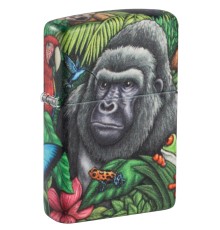 Набор из двух зажигалок ZIPPO Загадки леса с покрытием Glow-in-the-Dark Green, зелёные, глянецевые