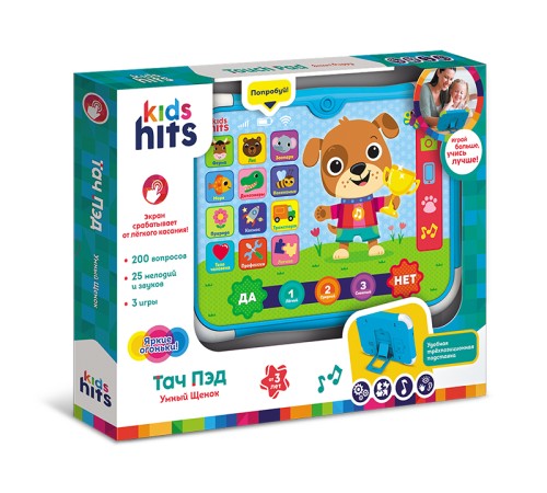 Развивающая игрушка Kids Hits Тач Пэд Умный щенок