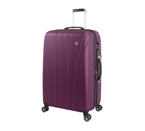 Чемодан SWISSGEAR TALLAC, фиолетовый, АБС-пластик, 52 x 31,5 x 78 см, 97 л