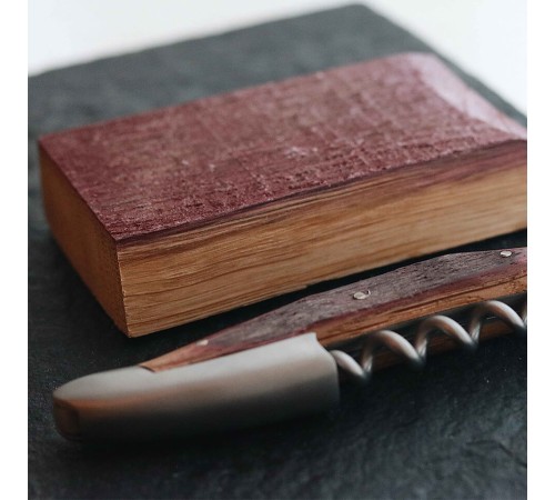 Штопор Forge de Laguiole Sommelier In Chene De Barrique Gravure