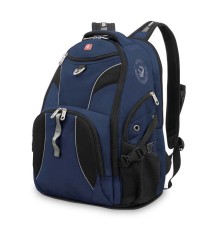 Рюкзак WENGER, 15”,синий/черный, полиэстер 900D/М2 добби, 34x17x47 см, 26 л