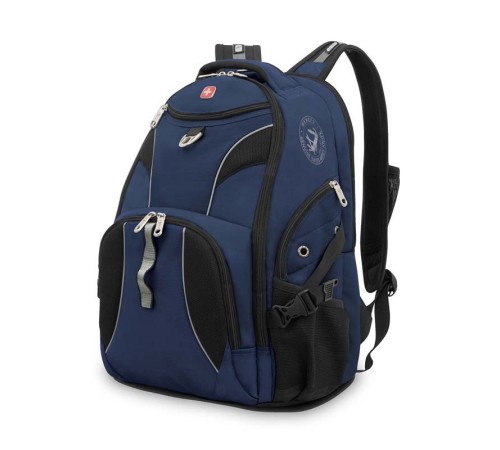Рюкзак WENGER, 15”,синий/черный, полиэстер 900D/М2 добби, 34x17x47 см, 26 л