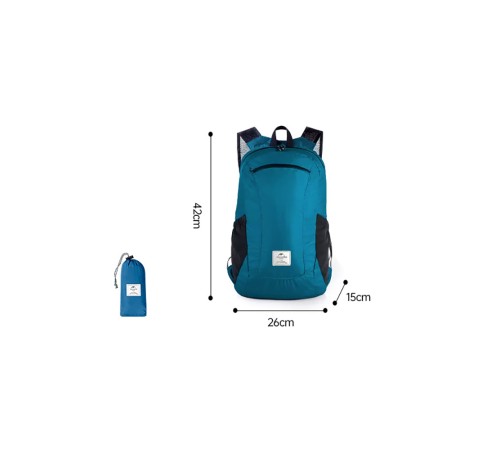 Рюкзак компактный Naturehike 18L NH17A012-B Ultra-Light синий