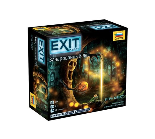 Настольная игра ZVEZDA EXIT Квест. Зачарованный лес.