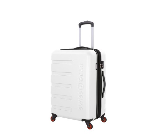 Чемодан SWISSGEAR TYLER, белый, АБС-пластик, 46 x 27 x 67 см, 64 л