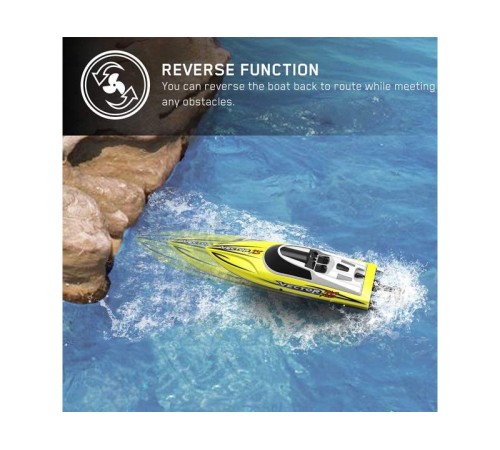 Радиоуправляемый катер Volantex RC Vector XS желтый 2.4G RTR