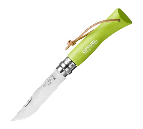 Набор-дисплей 60 шт: нож Opinel №7, нержавеющая сталь, голубой/оранжевый/зеленый/фиолетовый, 001723