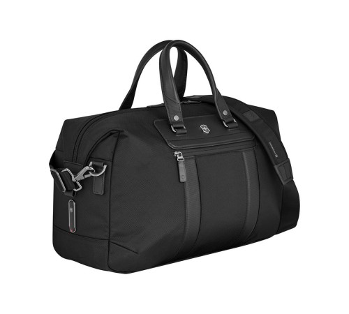 Дорожная сумка VICTORINOX Architecture Urban2 Compact Weekender, черный, полиэстер/кожа, 47x23x31 см, 32 л
