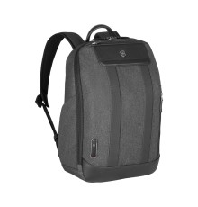 Рюкзак VICTORINOX Architecture Urban2 City Backpack 14'', серый, полиэстер / кожа, 30x19x42 см, 17 л