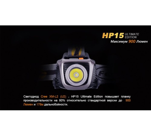 Налобный фонарь Fenix HP15UE Cree XM-L2(U2)