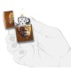 Зажигалка ZIPPO Polygonal Lion с покрытием Toffee™, латунь/сталь, медная, матовая, 36x12x56 мм