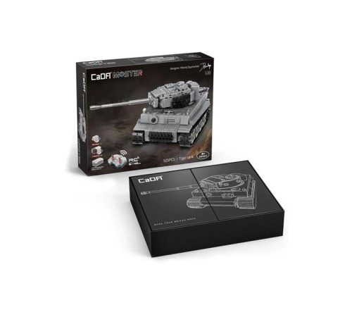 Радиоуправляемый конструктор CaDA MASTER Немецкий танк Тигр (925 деталей)