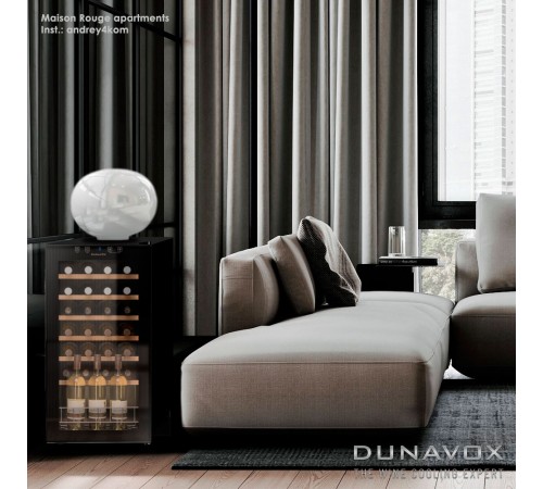 Винный шкаф Dunavox компрессорный DXFH-28.88