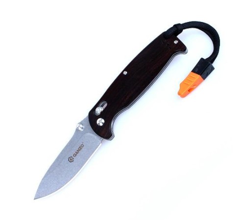 Нож Ganzo G7412-WS темное дерево, G7412-WD2-WS