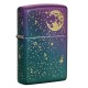 Зажигалка ZIPPO Starry Sky с покрытием Iridescent, латунь/сталь, фиолетовая, матовая, 38x13x57 мм