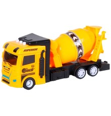Машина AUTODRIVE Бетономешалка фрикционная, со светом и звуком, в/к 23,5*7*11 см