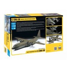 Сборная модель ZVEZDA Военно-транспортный самолет С-130J-30, 1/72
