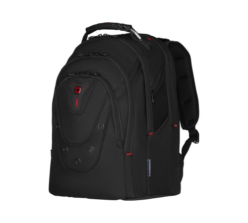 Рюкзак WENGER Ibex Ballistic 17”, чёрный, полиэстер, 37x27x48 см, 27 л