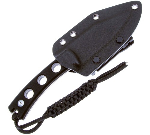 Нож SENCUT Fixed Blade Waxahachie 9Cr18MoV Steel Satin Handle G10 Black
