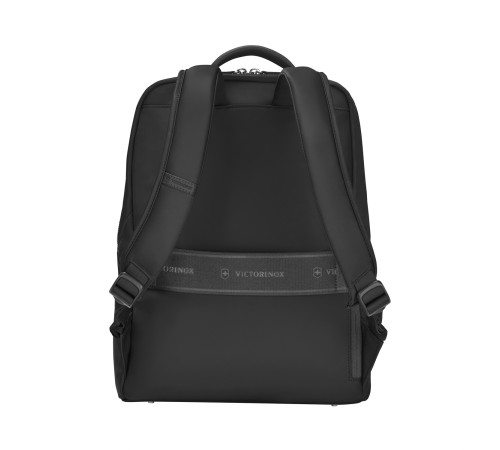 Рюкзак VICTORINOX Victoria Signature Compact Backpack, черный, нейлон/кожа, 30x16x38 см