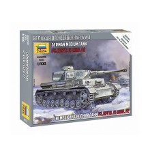 Сборная модель ZVEZDA Немецкий танк Т-IV F2, 1/100