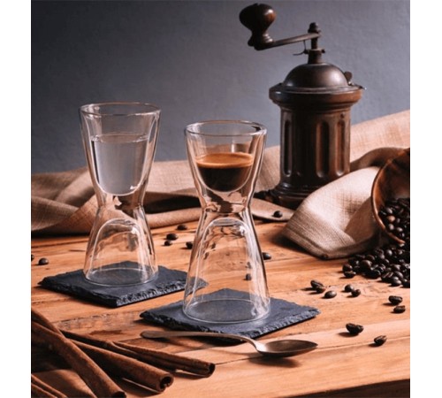 Набор бокалов для кофе и воды Luigi Bormioli Unico Thermic Glass 2 шт.