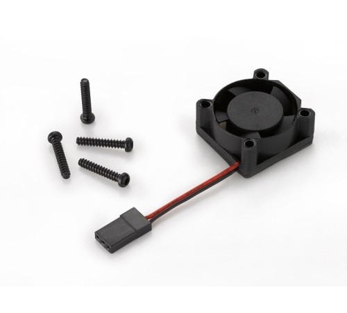 Вентилятор регулятора Hobbywing FAN-MP2510SH-6V-12000RPM@6V-0.17A-BLACK (25*25*10мм) влагозащищён