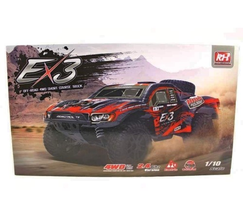 Радиоуправляемый шорт-корс Remo Hobby EX3 UPGRADE (синий) 4WD 2.4G 1/10 RTR