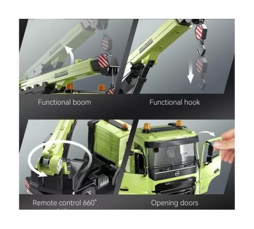 Радиоуправляемый автокран Double Eagle Volvo FMX 1/20 2.4G RTR