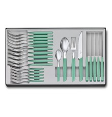 Набор из 24 столовых принадлежностей VICTORINOX Swiss Modern: 6 ножей для стейка, 6 вилок, 12 ложек