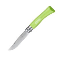 Нож Opinel №7, нержавеющая сталь, зеленый, блистер, 001607