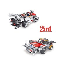 Р/У конструктор Qihui Mechanical Master 2 в 1 Спорткары (326 деталей)