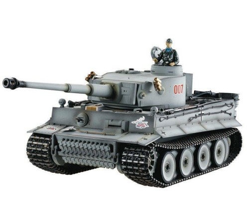 P/У танк Taigen 1/16 Tiger 1 (ранняя версия) HC, башня на 360, подшипники в ред., откат ствола