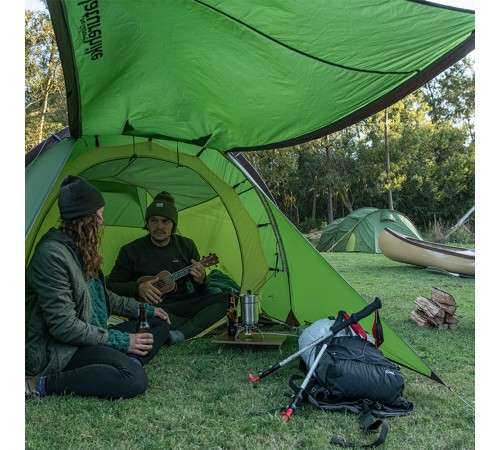 Палатка 2-местная Naturehike Сloud Tunnel NH20ZP006, 20D , зеленый, 6927595761977
