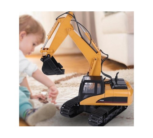 Радиоуправляемый экскаватор HUI NA TOYS 2.4G 15CH 1/16 RTR