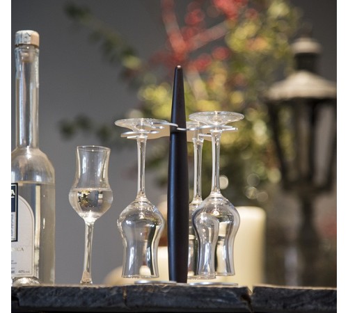 Набор бокалов для граппы Legnoart Grappa на подставке 4шт.