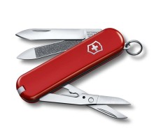 Нож-брелок VICTORINOX Executive 81, 65 мм, 7 функций, красный