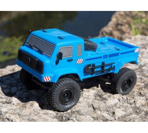 Краулер ECX 1:24 Scaler Crawler Barrage UV 4WD, электро, RTR (синий)