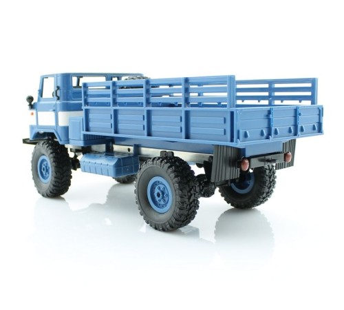 Р/У машина WPL ГАЗ-66 грузовая (синяя) 1/16+акб 2.4G RTR