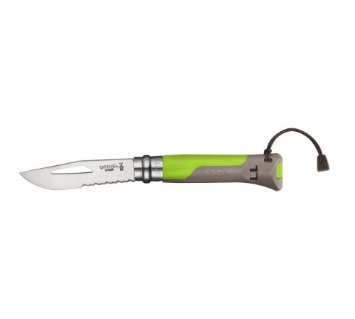 Нож Opinel №8 Outdoor Earth, зеленый, 001715