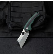 Нож Bestech Skirmish сталь D2, рукоять G10 черно-зеленая