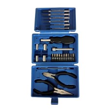 Набор инструментов Stinger, 26 предметов, в пластиковом кейсе, 164x49x107 мм, синий