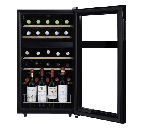Винный шкаф Dunavox компрессорный двухзонный DXFH-30.80