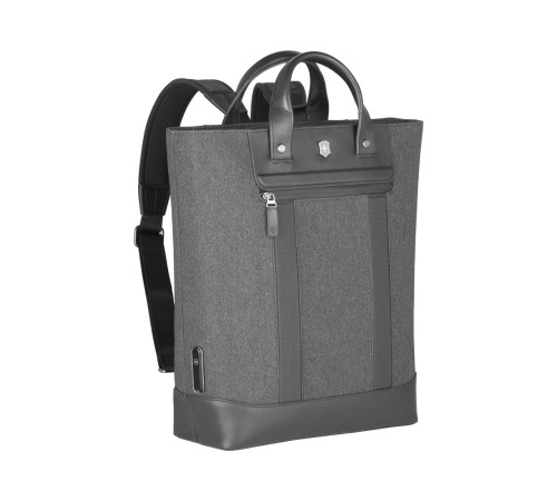 Сумка-рюкзак VICTORINOX Architecture Urban2 2way Carry Tote 15'',серая,полиэстер/кожа,40x15x40см,20л